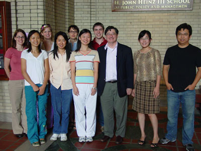 Research Project Staff: Emily Parkinson, Emily Yan, Candi Olson, Haijing Hao, Annie Gorman, Ji Yang, Todd Eichel, Robert Strauss, Yue Yang, Jinxiang Liu